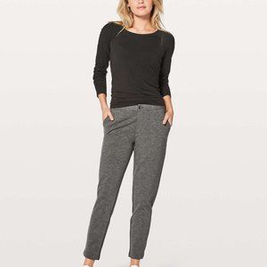 Lululemon City Trek Trouser II 28" Heathered Black